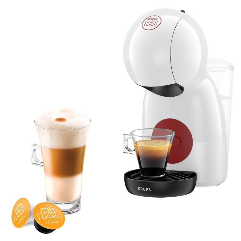 CAFETIERE A DOSETTES KRUPS Piccolo Xs 15bars 0,8l Blancr YY5218FD