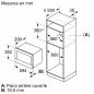 MICRO ONDES MONO FONCTION ENCA BOSCH ENCASTRABLE 21l 900w Fn Boost 5puis 7pr Au BFL7221B1