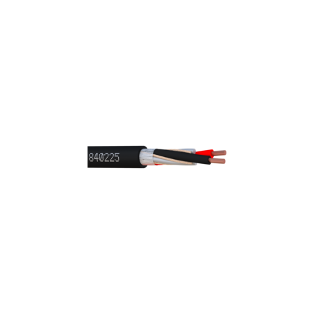 CABLE HAUT PARLEUR ELBAC Cable Hp 100m 2x2,5 Rond Noir 840225-W1