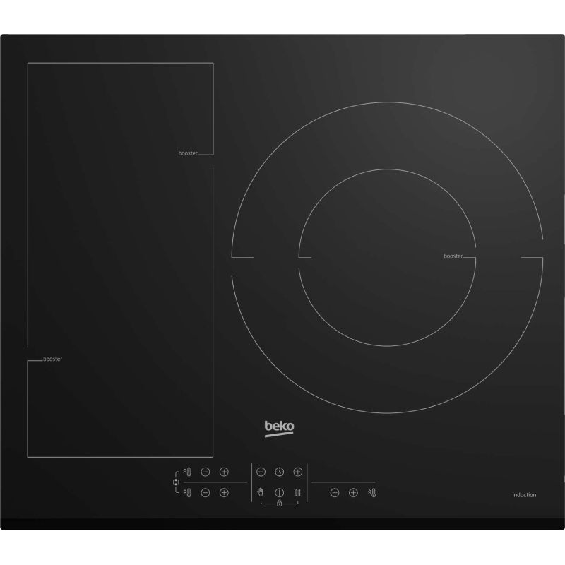 TABLE A INDUCTION BEKO MENAGER 3ind Dt1modul 60cm 7,2kw Boost HII63201FMTB
