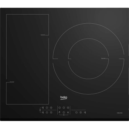 TABLE A INDUCTION BEKO MENAGER 3ind Dt1modul 60cm 7,2kw Boost HII63201FMTB