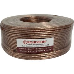 CABLE HAUT PARLEUR RONDSON Cable Hp 2x4mmx100ml Transpare CAHP-4/0-100M