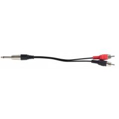 CABLE DE SONORISATION RONDSON Cordon Jack6 35 Male Mono 2rca CL_13