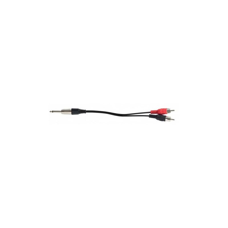 CABLE DE SONORISATION RONDSON Cordon Jack6 35 Male Mono 2rca CL_13