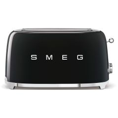 GRILLE PAIN TOASTER SMEG PEM 2fentes Xtra Larges 9prog Noir TSF 02 BLEU