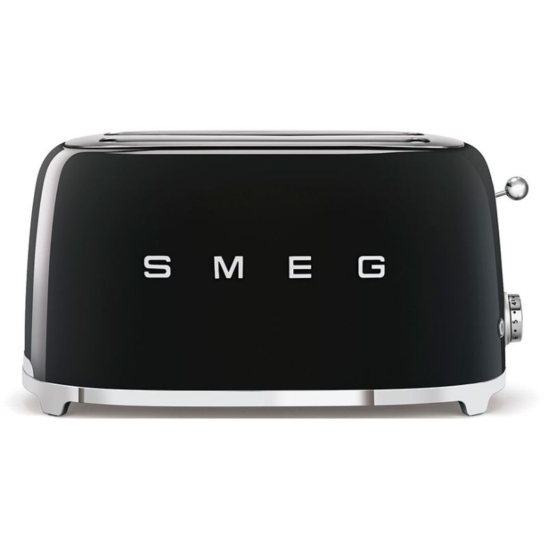 GRILLE PAIN TOASTER SMEG PEM 2fentes Xtra Larges 9prog Noir TSF 02 BLEU