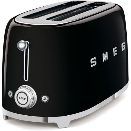 GRILLE PAIN TOASTER SMEG PEM 2fentes Xtra Larges 9prog Noir TSF 02 BLEU