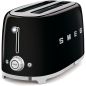 GRILLE PAIN TOASTER SMEG PEM 2fentes Xtra Larges 9prog Noir TSF 02 BLEU