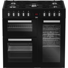 PIANO CUISSON DESSUS GAZ BEKO MENAGER 90x60 4gaz+1wok 2fours+1gril A PS235315DB