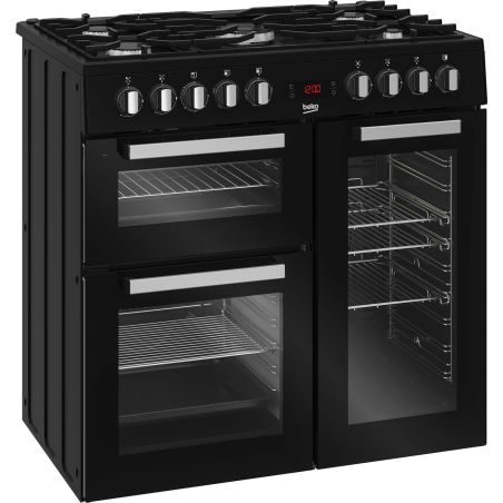 PIANO CUISSON DESSUS GAZ BEKO MENAGER 90x60 4gaz+1wok 2fours+1gril A PS235315DB