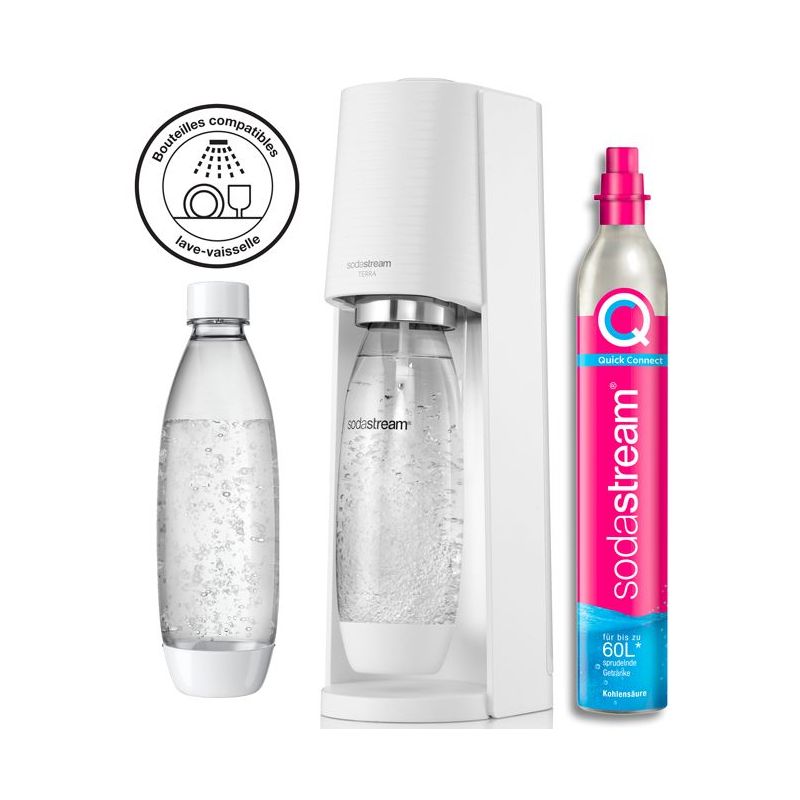 MACHINE A SODA SODASTREAM Terra 1cyl Co2 2bouteilles 1l TERRABILV