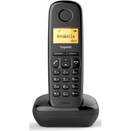 TELEPHONE SANS FIL (TSFISFIL) GIGASET Eco Dect 50mem 1,5 Ret Eclair GIGA A 170 NOIR