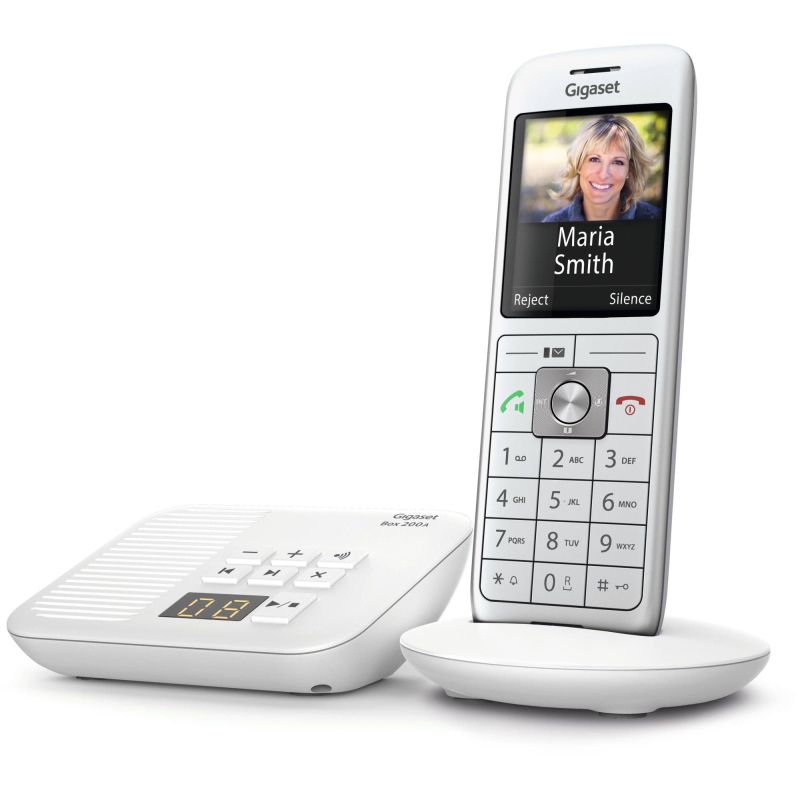 TELEPHONE SANS FIL (TSFISFIL) GIGASET Dect Rep55mn 400mem Ml Blanc GIGA CL 660 A SOLO BLANC TELEPHONE SANS FIL (TSFISFIL) GIGASET Dect Rep55mn 400mem Ml Blanc GIGA CL 660 A SOLO BLANC