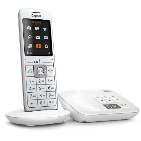 TELEPHONE SANS FIL (TSFISFIL) GIGASET Dect Rep55mn 400mem Ml Blanc GIGA CL 660 A SOLO BLANC