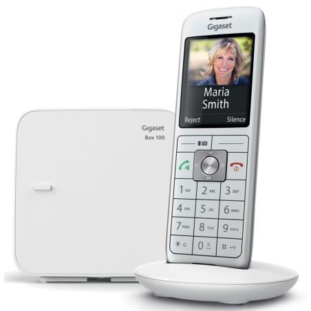TELEPHONE SANS FIL (TSFISFIL) GIGASET Dect Rep55mn 400mem Ml Blanc GIGA CL 660 SOLO BLANC