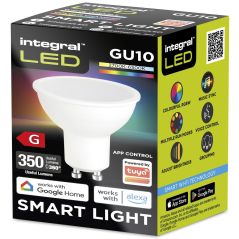 AMPOULE LED GU10 INTEGRAL GU10 4,9w Rgbw 2700k A 6500 Ap ILGU10DL133