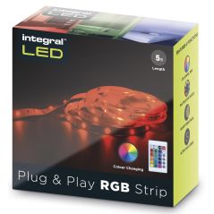 LAMPE ET ECLAIRAGE DECORATIF INTEGRAL Band Led TV Ip20 5m 30ledm Tc ILSTRGBA167B