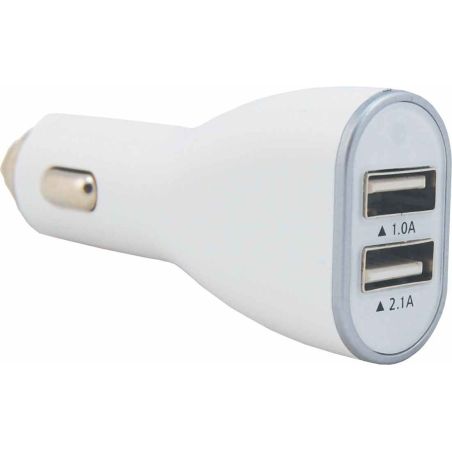 BLOCS MULTIPRISES ET RALLONGES SINOX Chargeur Auto 2usb 12v 2 1A+1A SXI 756