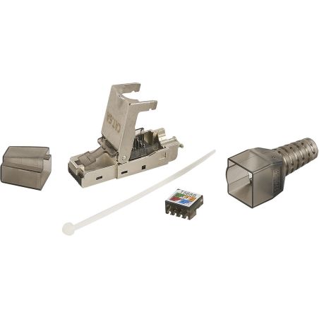BLOCS MULTIPRISES ET RALLONGES HEXAKIT SKIN PACK 202347 Prise Rj45 Cat 6a A Mo HI 2347
