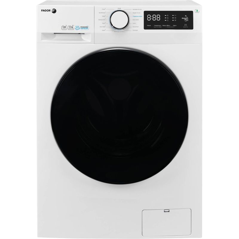 LAVE LINGE FRONTAL FAGOR GEM 1400t 12kg 15pr Induc Dd 80db FLF1214AIW