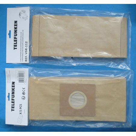 SAC ASPIRATEUR ET FILTRE TELEFUNKEN PEM Sac 5 Filtres Phcas3m VSP 112