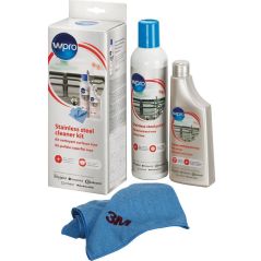 ACC CONSOMMABLES PLAQUE ET DOM WPRO Kit Inox Creme+polish+microfib INX 115