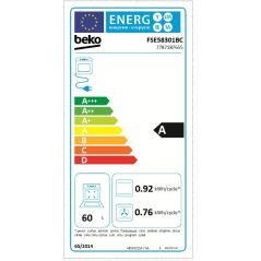 CUISINIERE DESSUS INDUCTION BEKO MENAGER 50x60 3ind Mf 60l Chal Brass C FSE58301BC