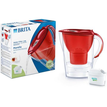 CARAFES FILTRANTES BRITA Marella Rouge 2,4l +1 Maxtra P 1051120