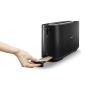 GRILLE PAIN TOASTER PHILIPS DOMESTIC APLLIANCES Daily 1fente Longue Noir HD 2590/90