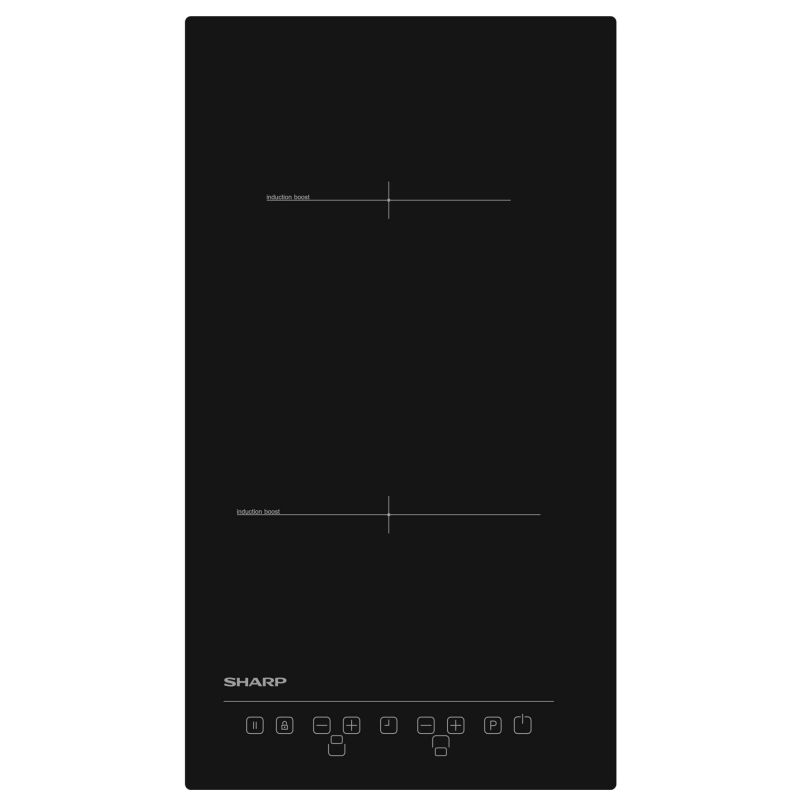 DOMINO INDUCTION SHARP 2ind 30cm 3,6kw Stopgo Cdes F KH3I25NT0K