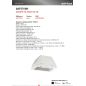 GROUPE AIRLUX 52cm 770m3 68db Led ClA Blanc AHF 571 WH