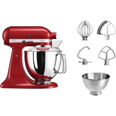ROBOT PATISSIER KITCHENAID PREMIUM Artisan 300w Bol4,8l+3l Inoxr 5 KSM 175 PSEER