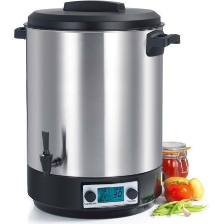 STERILISATEUR KITCHEN CHEF 45l 2500w Auto Vindange Minut1 KCPST45XXLLCD