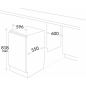 REFRIGERATEUR INTEGRE 1 PORTE AMICA 111l Ttop H81,8l59,6 40db EC P AB1112