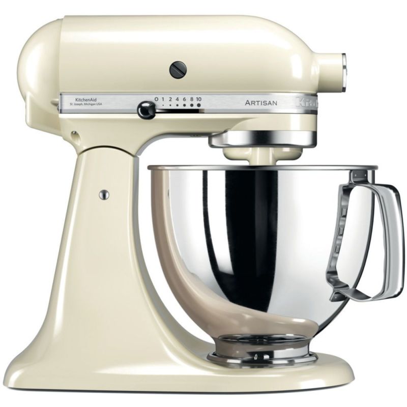 ROBOT PATISSIER KITCHENAID PREMIUM 300w Bol Inox 4 8l Creme 5 KSM 125 EAC