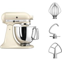 ROBOT PATISSIER KITCHENAID PREMIUM 300w Bol Inox 4 8l Creme 5 KSM 125 EAC