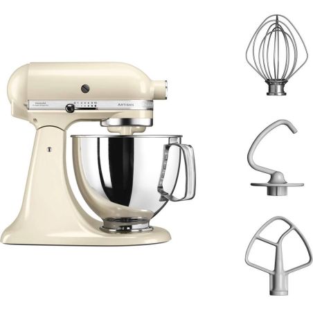 ROBOT PATISSIER KITCHENAID PREMIUM 300w Bol Inox 4 8l Creme 5 KSM 125 EAC
