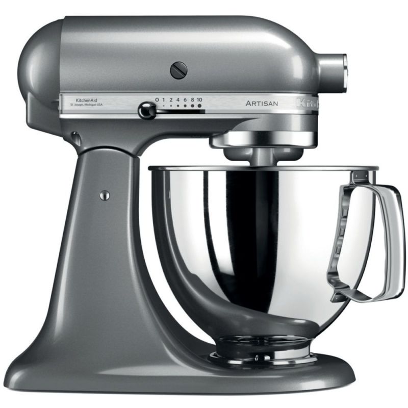ROBOT PATISSIER KITCHENAID PREMIUM 300w Bol Inox 4 8l Gris Argent 5 KSM 125 ECU