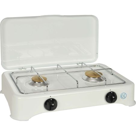 RECHAUD KITCHEN CHEF Rechaud 2gaz Email Blanc 5326 C