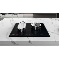 TABLE A INDUCTION WHIRLPOOL INTEGRABLE 3ind Dt1bridge 60cm 7200w Cdes WBB 3760 BF