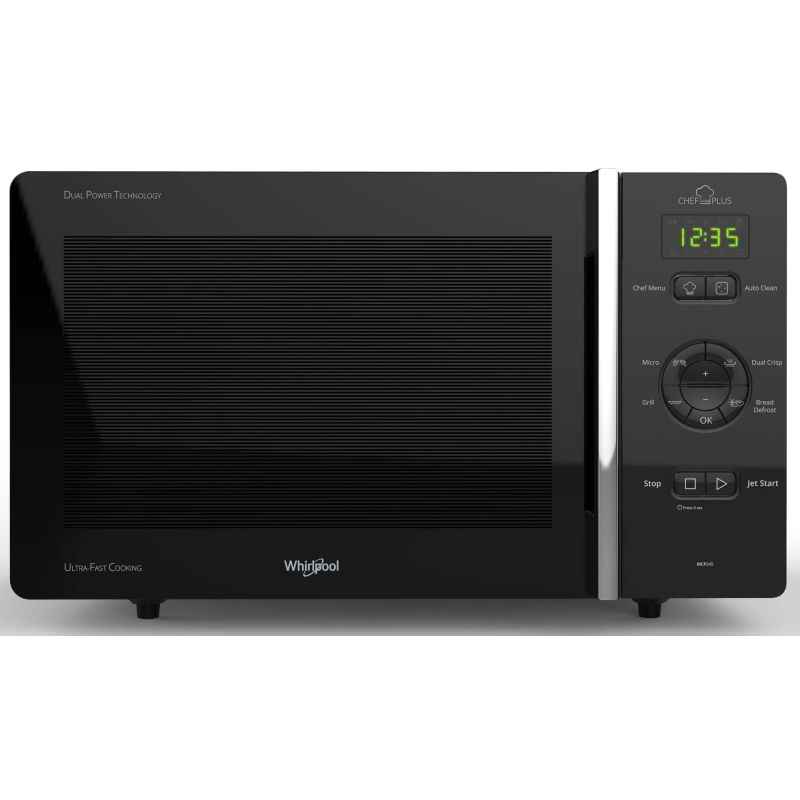FOUR MICRO ONDES GRIL WHIRLPOOL POSE LIBRE 25l 800w 22pr Prog Elec Noir MCP 345 NB