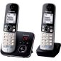 TELEPHONE SANS FIL (TSFISFIL) PANASONIC BRUN Dect Duo 120mem Ml Ecr Large R KXTG 6822 FRB