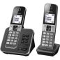 TELEPHONE SANS FIL (TSFISFIL) PANASONIC BRUN DUO DECT MEM120 REP30MN AUT20H KXTGD 322 FRG