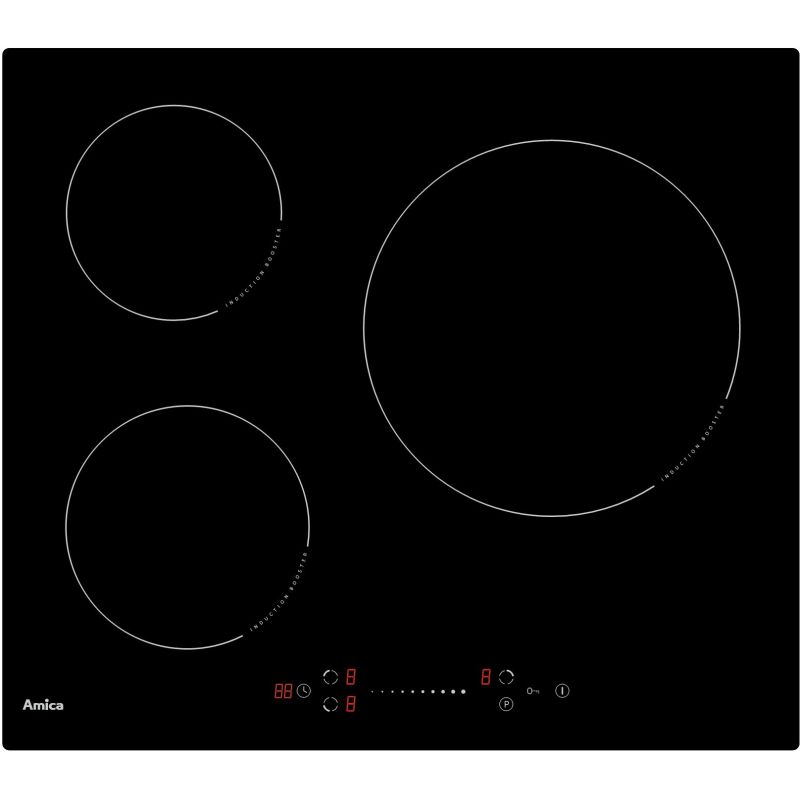 TABLE A INDUCTION AMICA 3ind 60cm 7000w 3boost Slider GP371