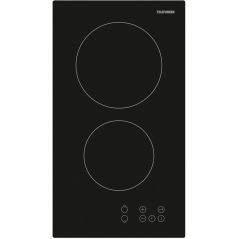DOMINO VITRO TELEFUNKEN GEM 2foyers 30cm Timer Cdes Sens V TKDV2T