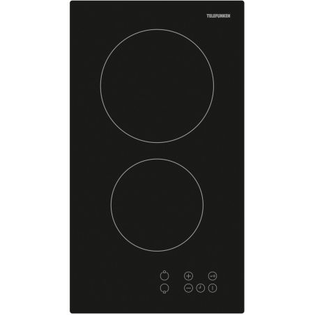 DOMINO VITRO TELEFUNKEN GEM 2foyers 30cm Timer Cdes Sens V TKDV2T