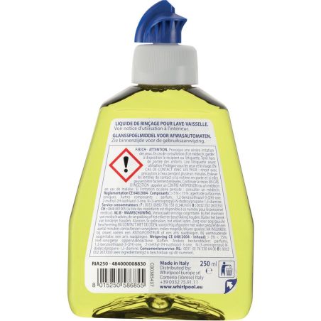 ACC CONSOMMABLES LAVE VAISSELL WPRO Liquide Rincage Power Pro 250m RIA 250