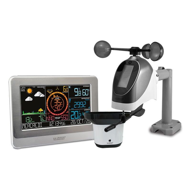 CENTRALE METEO LA CROSSE TECHNOLOGY Station Meteo Professionnelle WS6869-WHI-MEG