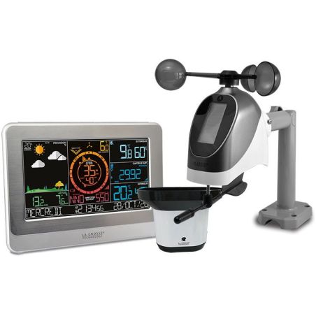 CENTRALE METEO LA CROSSE TECHNOLOGY Station Meteo Professionnelle WS6869-WHI-MEG