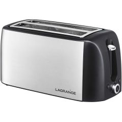 GRILLE PAIN TOASTER LAGRANGE 2fentes Longues 1400w 6niv Ino 519010